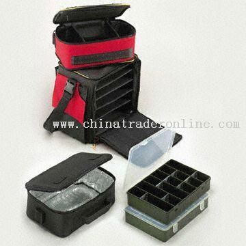 Fishing Tackle Backpack Constructed of Rugged Water-resistant Nylon from China
